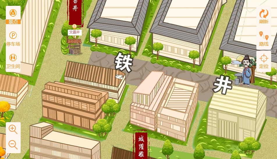 广汉智慧景区：手绘地图与语音导览的完美融合