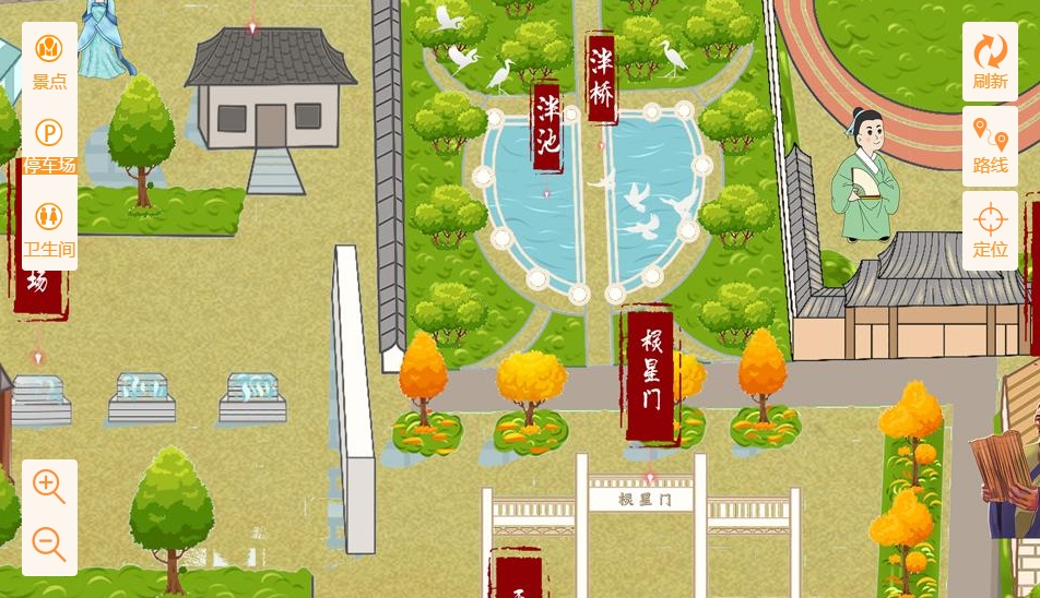 广汉手绘地图景区语音讲解导览系统：智慧景区建设的基石